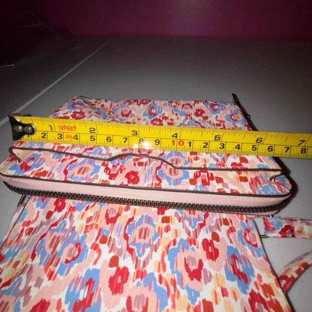 Sonoma Red and Blue Floral Clutch